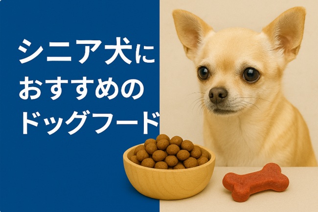 老犬(シニア犬)におすすめのドッグフード アイキャッチ画像