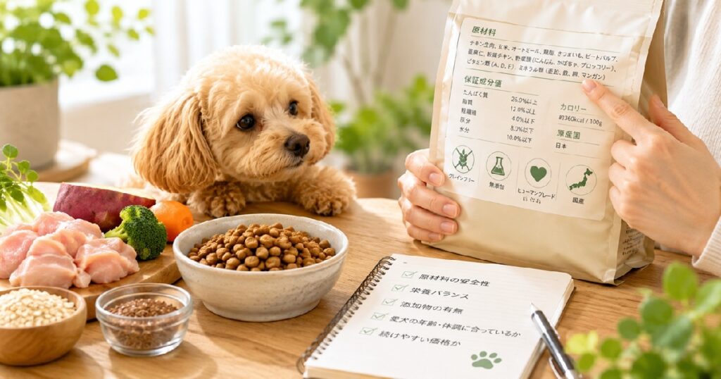 ドッグフードの選び方チェックポイント