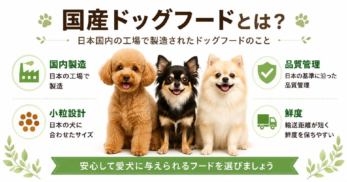 国産ドッグフードガイド