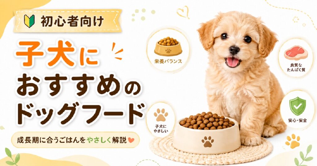 子犬におすすめのドッグフード 
