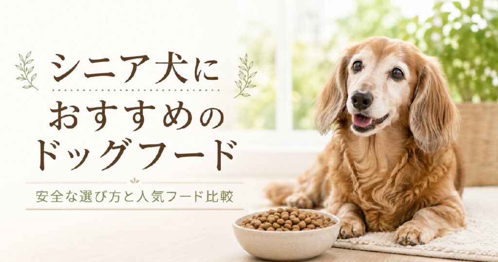 シニア犬におすすめのドッグフード