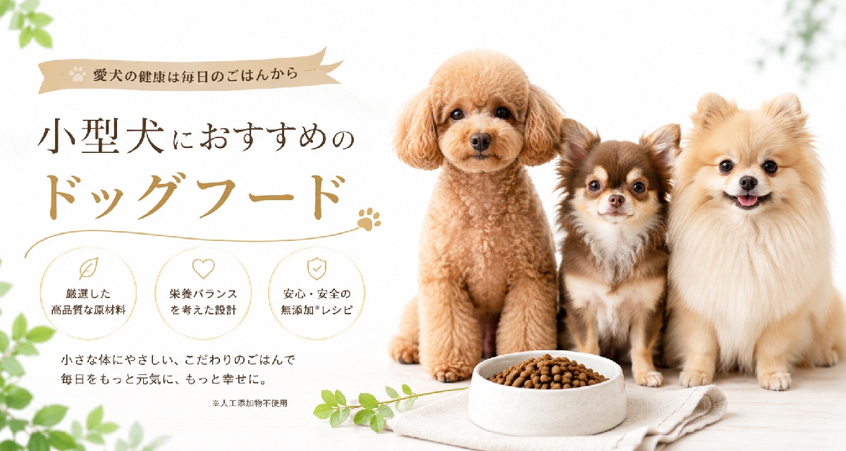 小型犬におすすめのドッグフード